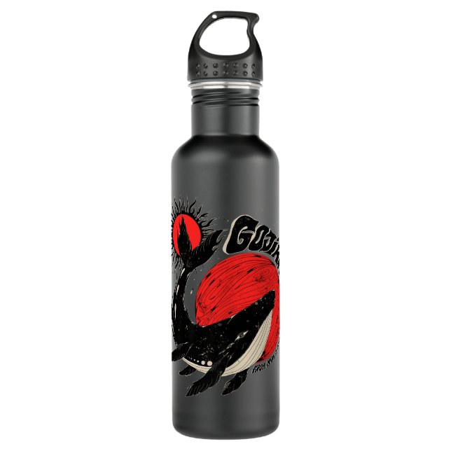 Bouteille D'eau Gojira Whale Sun Moon Premium (Devant)