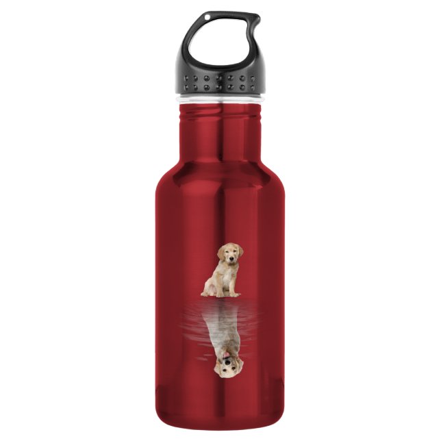 Bouteille D'eau Golden Retriever Life Cute Love Golden Retriever (Devant)