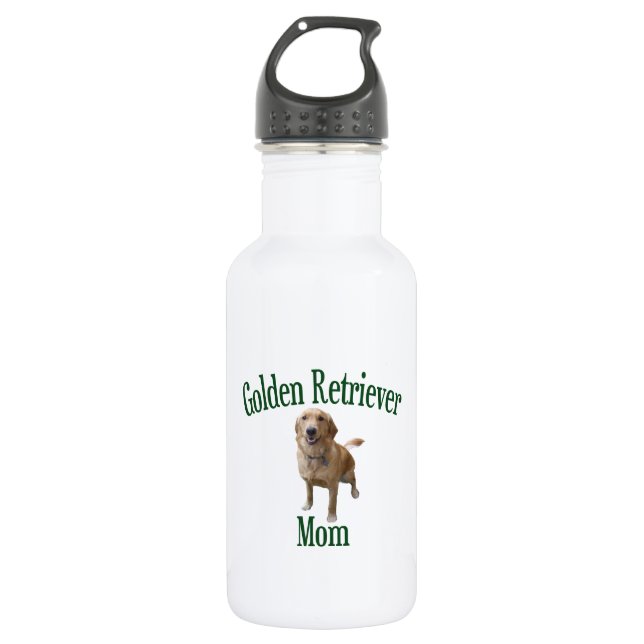 Bouteille D'eau Golden Retriever Maman (Devant)