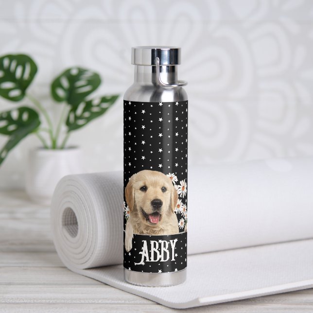 Bouteille D'eau Golden Retriever On Stars (Yoga)