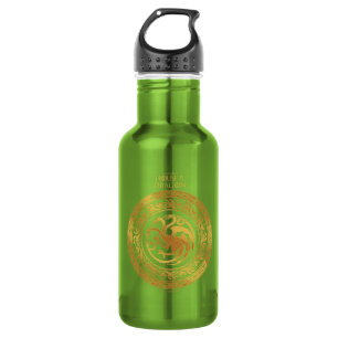 Bouteille D'eau Golden Targaryen Crest