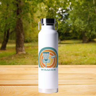 Bouteille D'eau Golf de disque rétro coloré