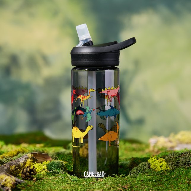 Bouteille D'eau Gourde à motif dinosaures (Extérieur)