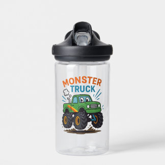 Bouteille D'eau Gourde pour enfants Monster Truck