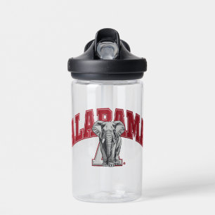 Bouteille D'eau Gourde sportive Alabama Elephant   Résistante et c