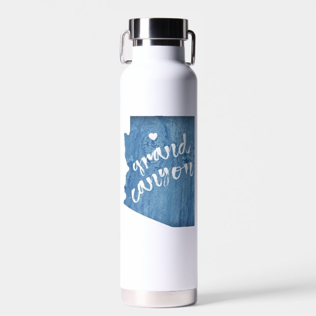 Bouteille D'eau Grand Canyon Arizona Wood Grain (Avant)
