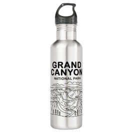 Bouteille D'eau Grand Canyon National Park Line Art