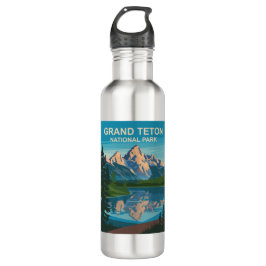 Bouteille D'eau Grand Teton National Park Paysage Art de Voyage
