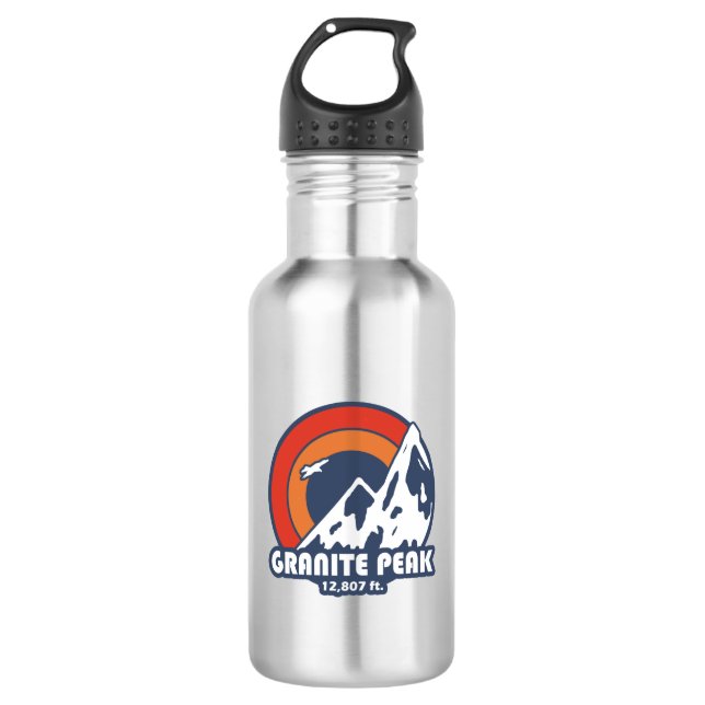 Bouteille D'eau Granite Peak Montana Sun Eagle (Devant)
