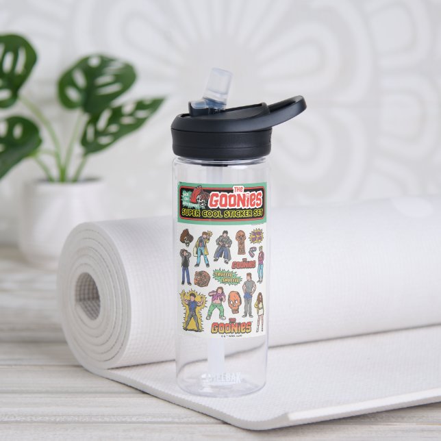Bouteille D'eau Graphique de la feuille d'autocollants rétro Gooni (Yoga)