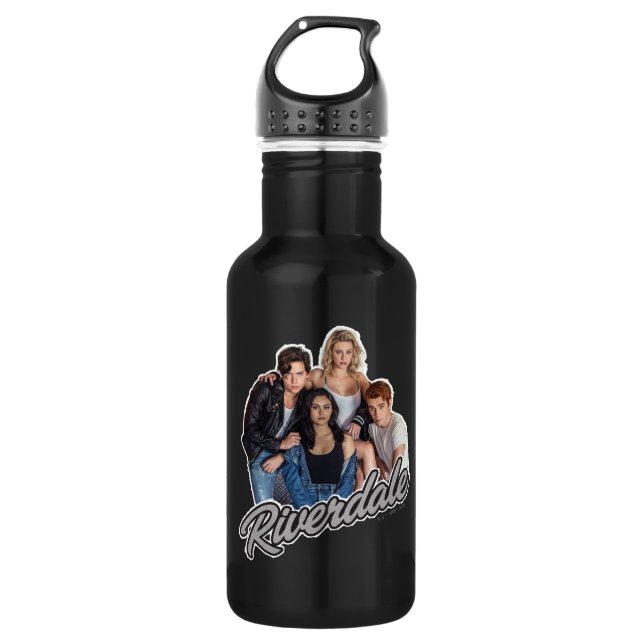 Bouteille D'eau Graphique du groupe Retro Riverdale (Devant)