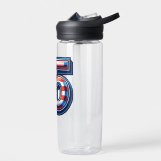 Bouteille D'eau Gras 45ème Anniversaire Mug - American Flag Balloo