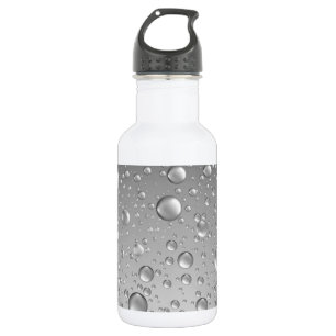 Bouteille D'eau Gray Water Droplets