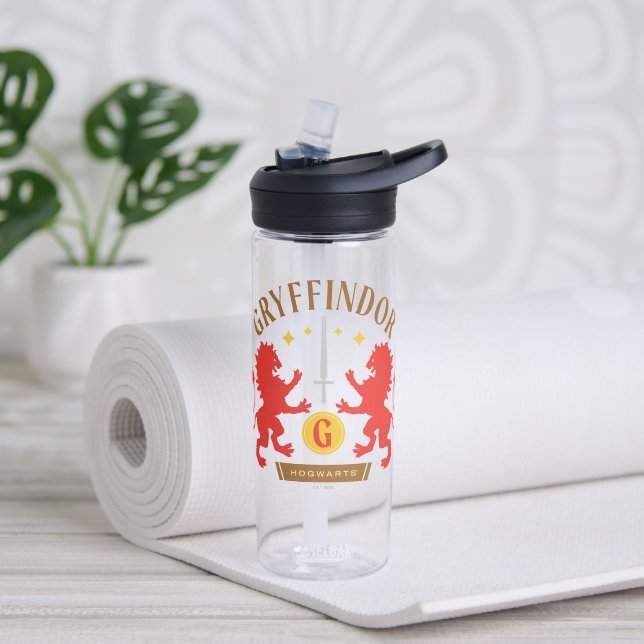 Bouteille D'eau GRAYFFINDOR™ Maison double Lion épée graphique (Yoga)