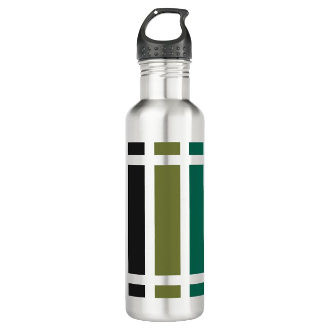 Bouteille D'eau Green purple Black Hues (Devant)
