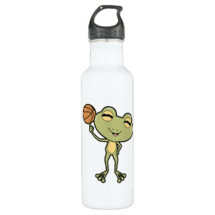 Bouteille D'eau Grenouille aux sports de basket-ball