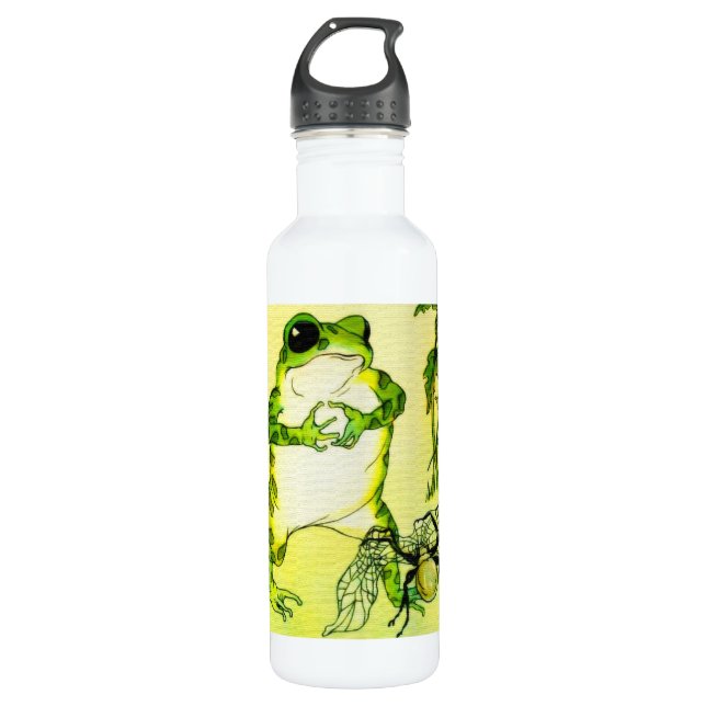 Bouteille D'eau Grenouille de tache de rousseur (Devant)