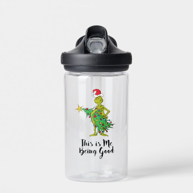 Bouteille D'eau Grinch Classique | Méchant (Avant)
