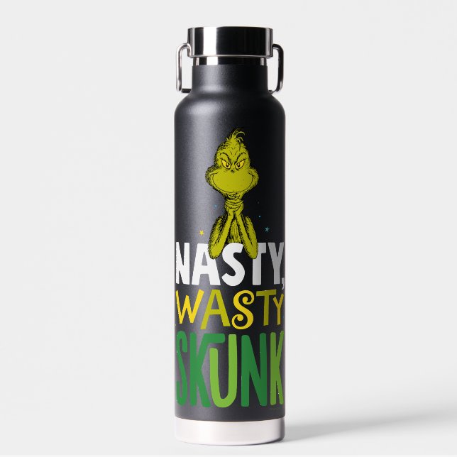 Bouteille D'eau Grinch | Sale Vaurien Putois (Avant)