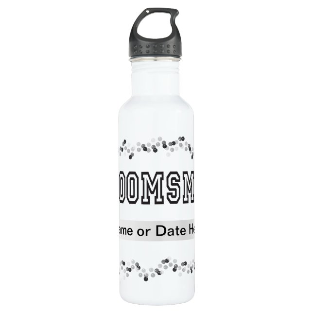 Bouteille D'eau Groomsman (Devant)