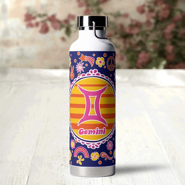 Bouteille D'eau Groovy Gemini Custom (Créateur téléchargé)