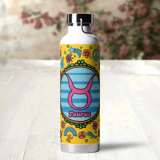 Bouteille D'eau Groovy Taurus Custom