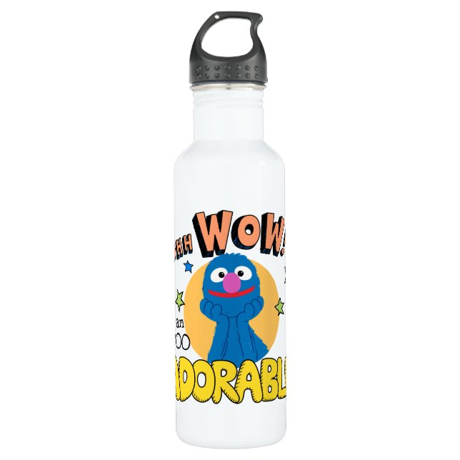 Bouteille D'eau Grover | Je Suis Trop Adorable (Devant)