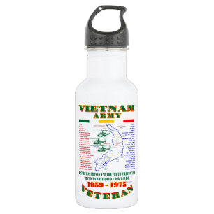 BOUTEILLE D'EAU GUERRE DE VIETNAM. VÉTÉRAN AMÉRICAIN D'ARMÉE