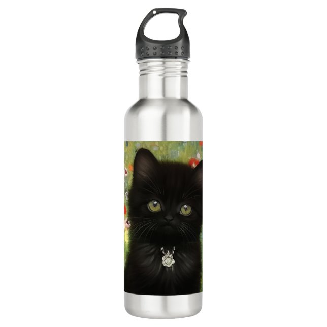 Bouteille D'eau Gustav Klimt Kitten (Devant)