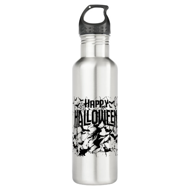 Bouteille D'eau Halloween (Devant)