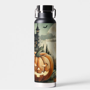 Bouteille D'eau Halloween/Automne/Automne/citrouille/chat