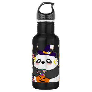 Bouteille D'eau Halloween Bébé Panda Mignon Trick or Treat