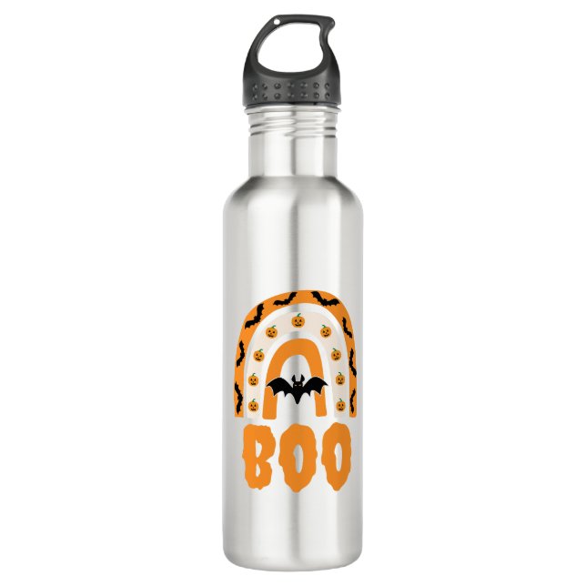 Bouteille D'eau Halloween Boo (Devant)