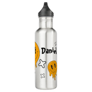 Bouteille D'eau Halloween Cute Orange fantôme ☜