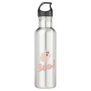 Bouteille D'eau Halloween rose fantôme Boost