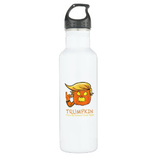 Bouteille D'eau Halloween Trumpkin drôle - Design de costume class