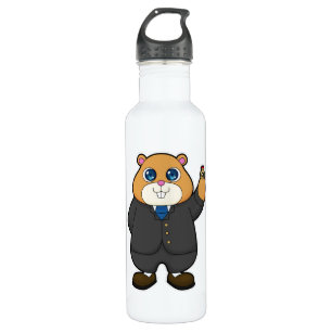 Bouteille D'eau Hamster en marié avec alliance