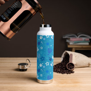 Bouteille D'eau Hanoukka Stars Water Bottle