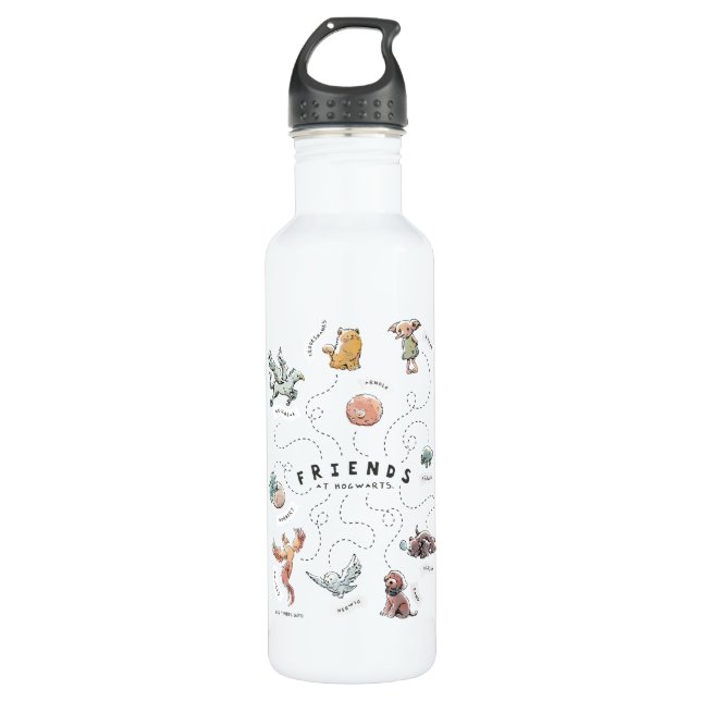 Bouteille D'eau HARRY POTTER™ | Amis de Hogwarts (Devant)