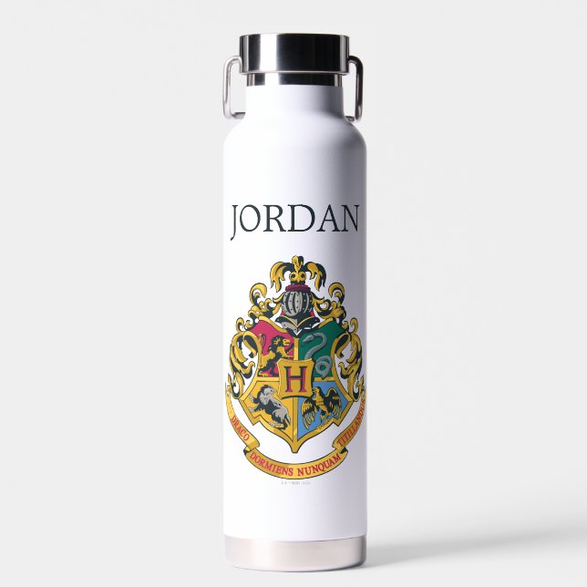 Bouteille D'eau Harry Potter | Blason de Poudlard | Ajoutez votre  (Avant)