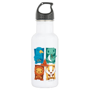 BOUTEILLE D'EAU HARRY POTTER™   CARTOON HOGWARTS™ MAISONS