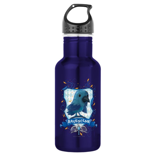 Bouteille D'eau Harry Potter | Crête RAVENCLAW™ de charme (Devant)
