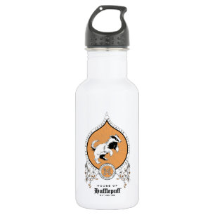 Bouteille D'eau HARRY POTTER™   Délicat croquis HUFLEPUFF™ Crest