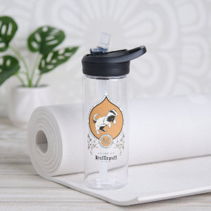 Bouteille D'eau HARRY POTTER™ Délicat croquis HUFLEPUFF™ Crest