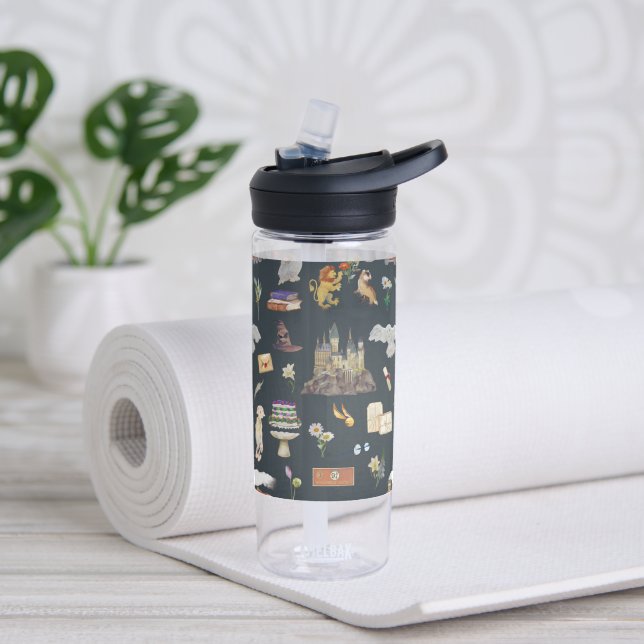 Bouteille D'eau HARRY POTTER™ | Motif icônes (Yoga)