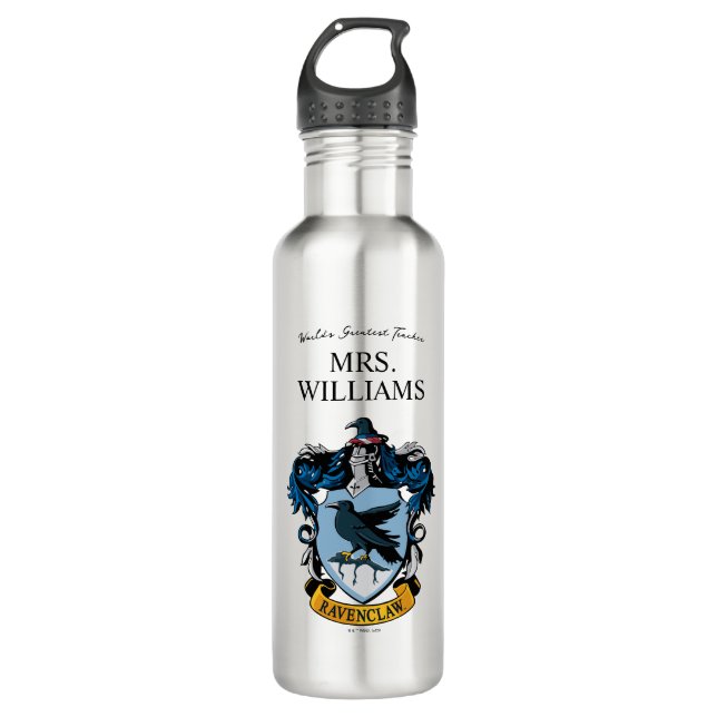 Bouteille D'eau Harry Potter | Professeur Ravenclaw Personnalisé (Devant)