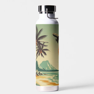 Bouteille D'eau Hawaï vintage/tropical