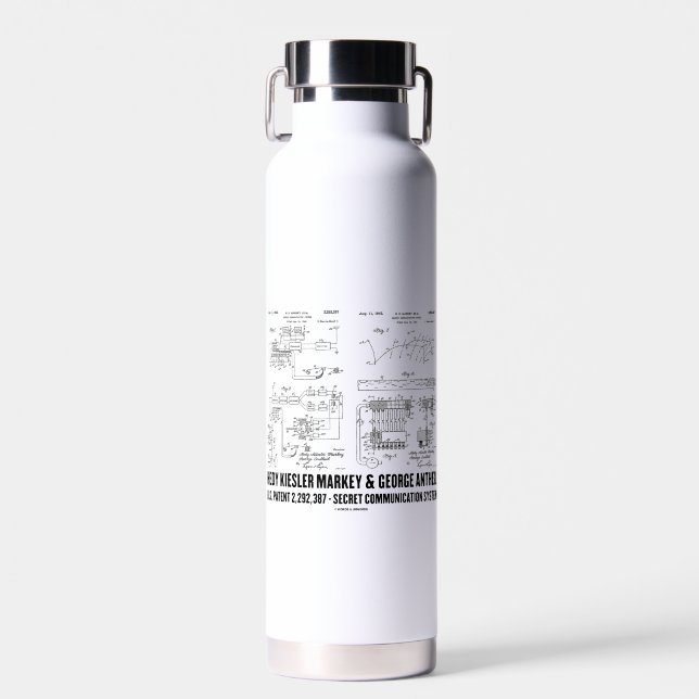 Bouteille D'eau Hedy Kiesler Markey G Antheil (Avant)