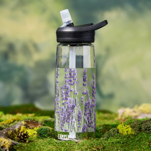 Bouteille D'eau Herbe Fleurale de Lavande Violette