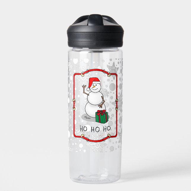 Bouteille D'eau Ho Ho Joyeux Noël Père Noël mignonne Snowman (Extérieur)